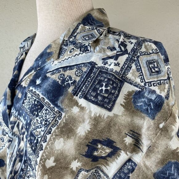 Vintage Caribou Button Down Short Sleeve Shirt EUC - Picture 4 of 8